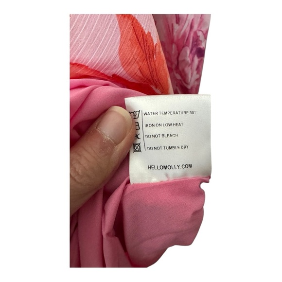 HELLO MOLLY | NWT Fleur Fantasia Maxi Dress in Pink, Size XL - Picture 12 of 13